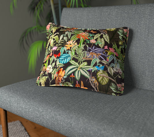 Barbados Carnival Piped Cushion