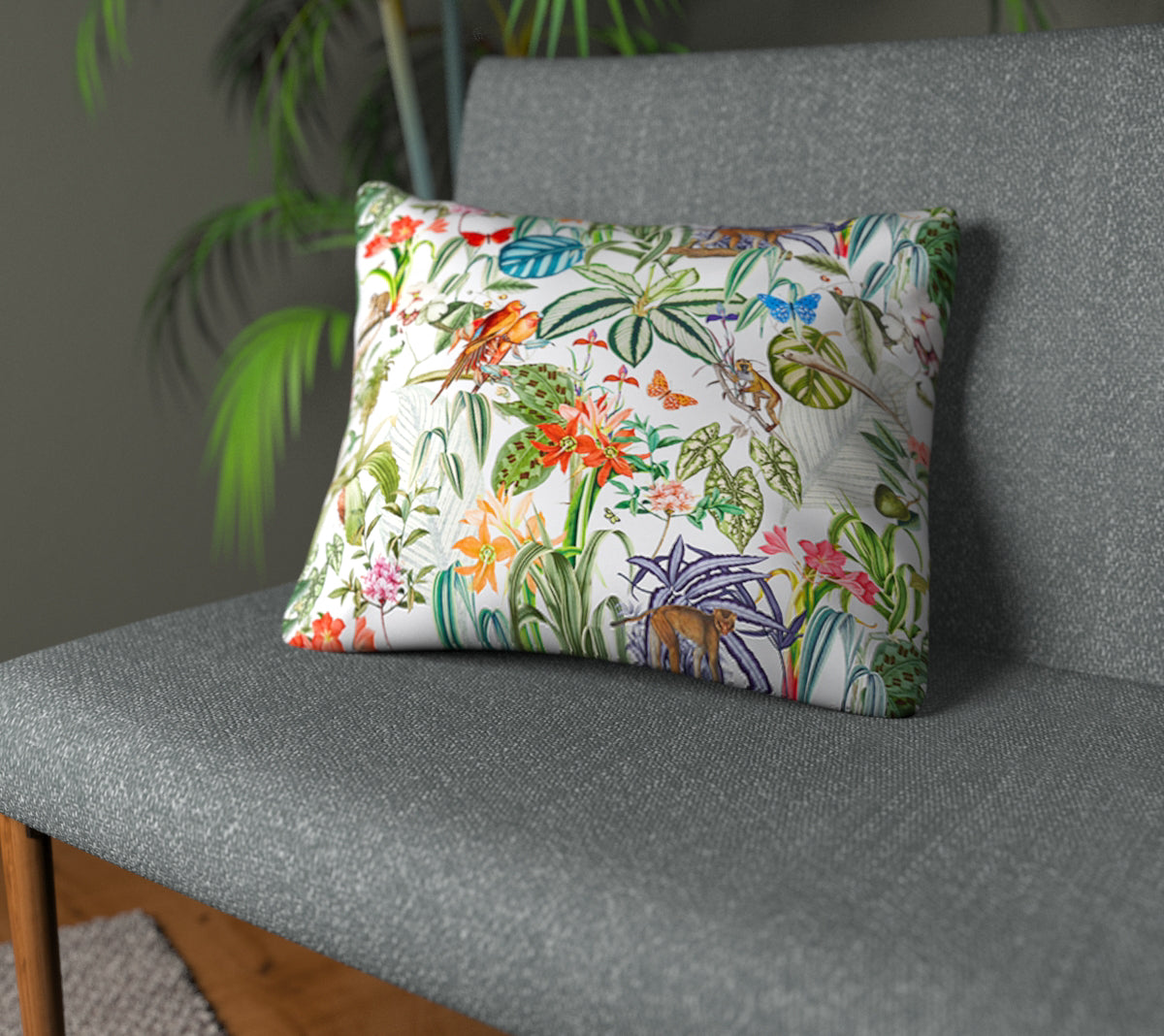 Barbados Tropical Plain Cushion