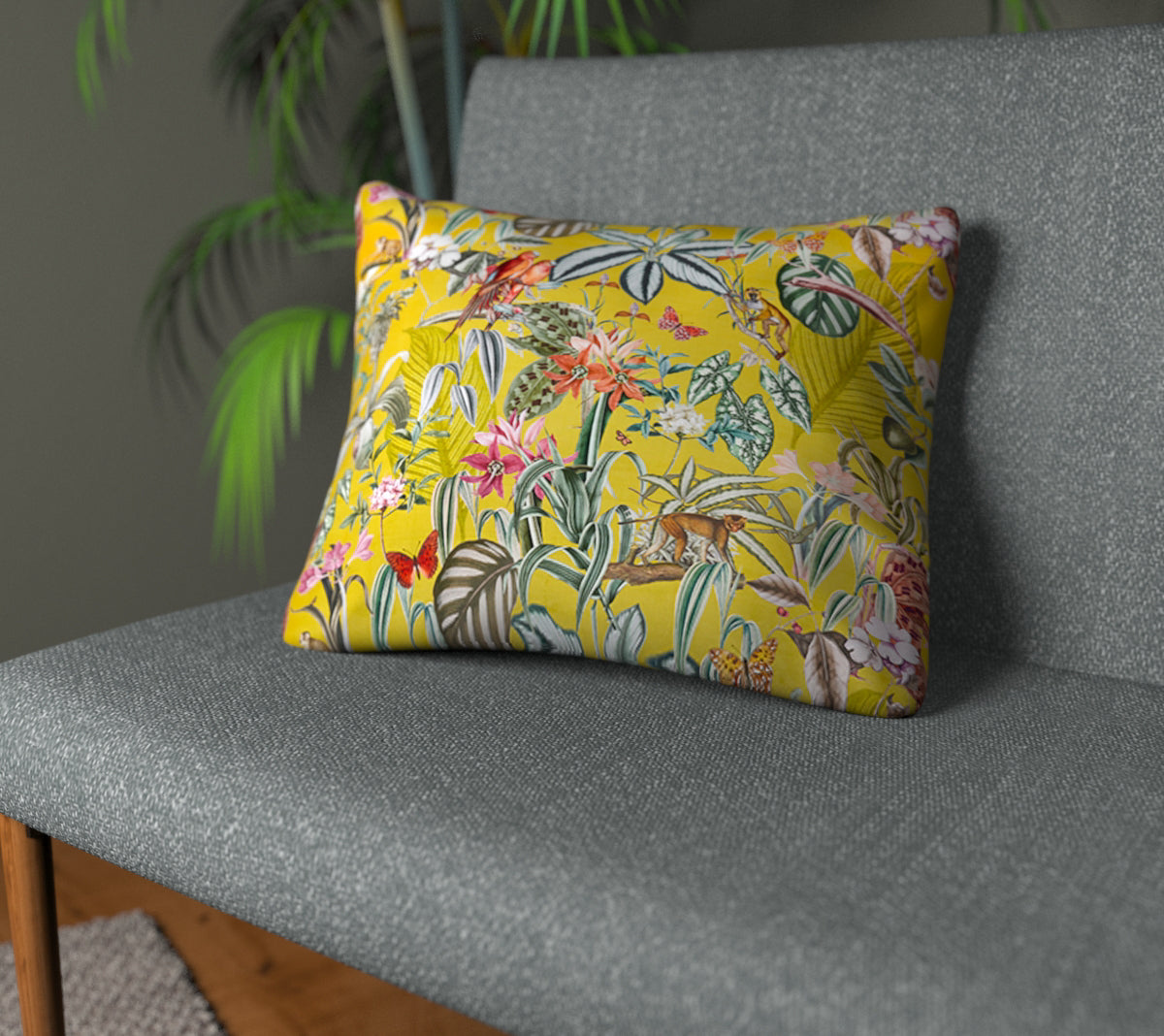 Barbados Citron Plain Cushion