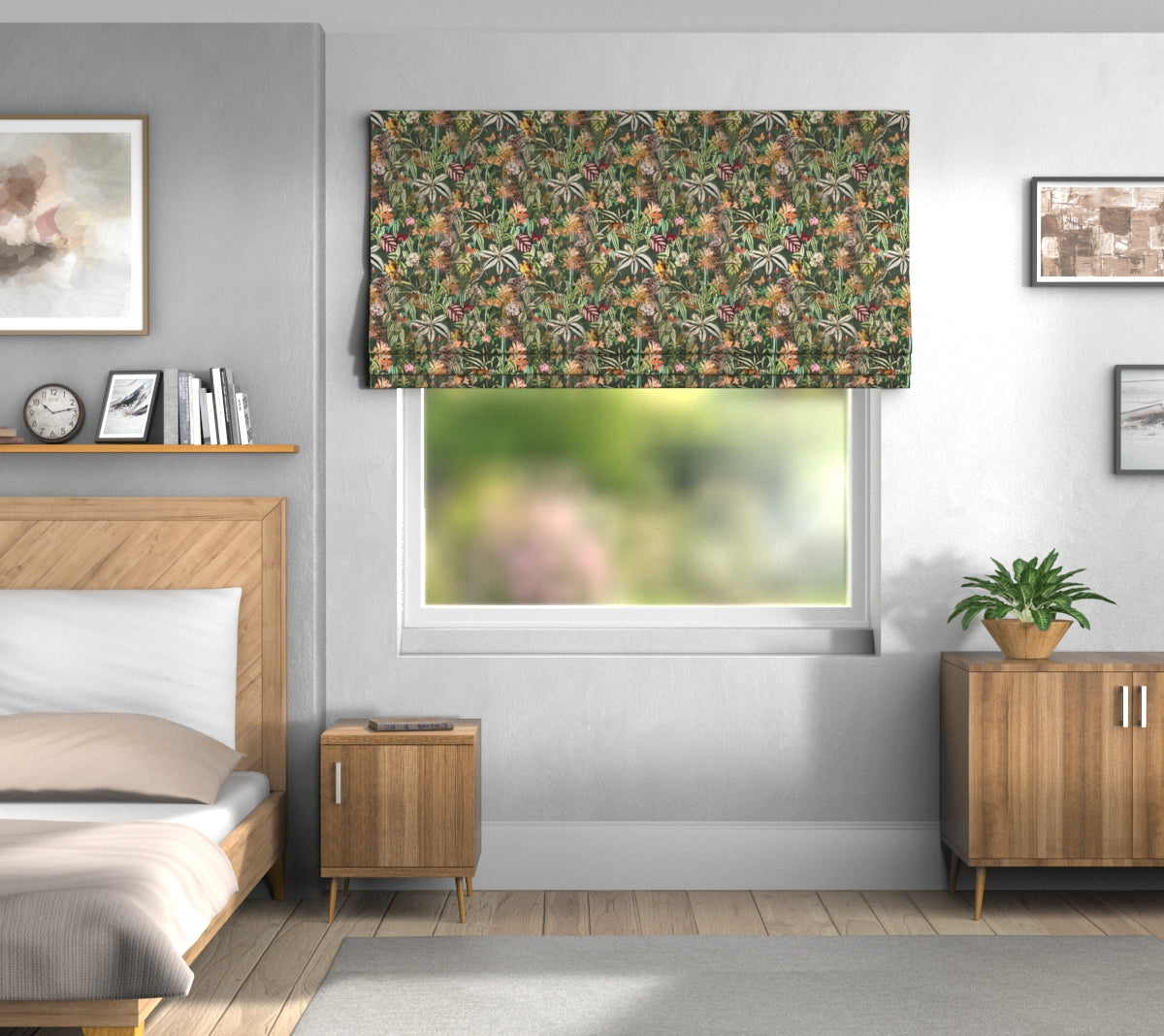 Barbados Jade Roman Blind