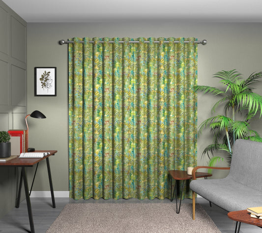 Barbados Palm Eyelet Curtain