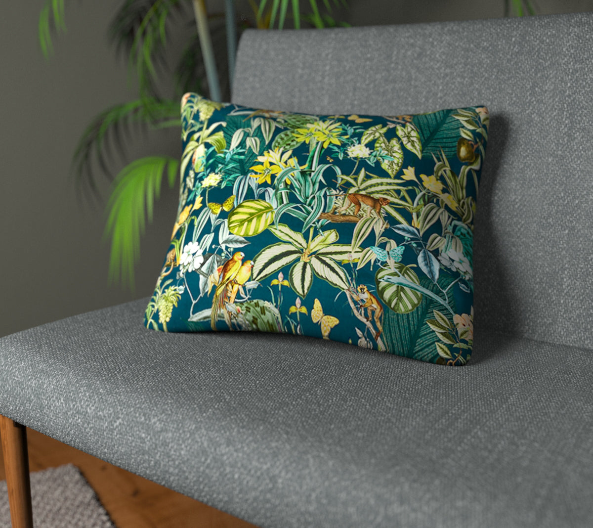 Barbados Lagoon Plain Cushion
