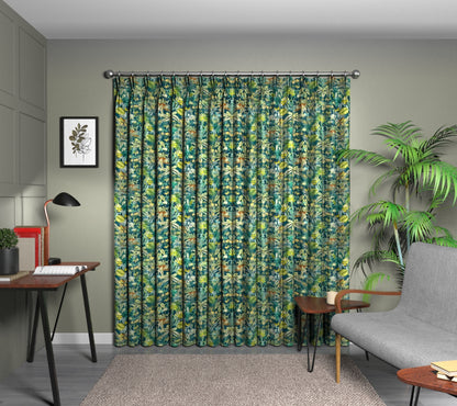 Barbados Lagoon Double Pleat Curtain