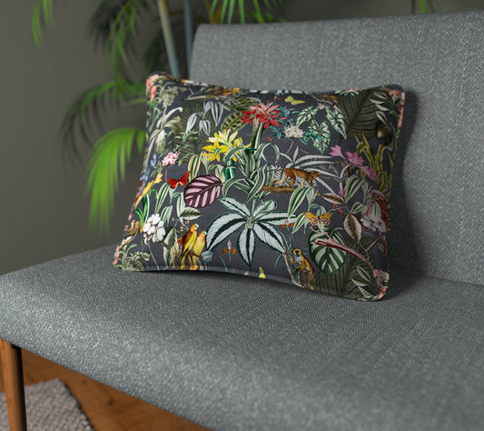 Barbados Dusk Piped Cushion