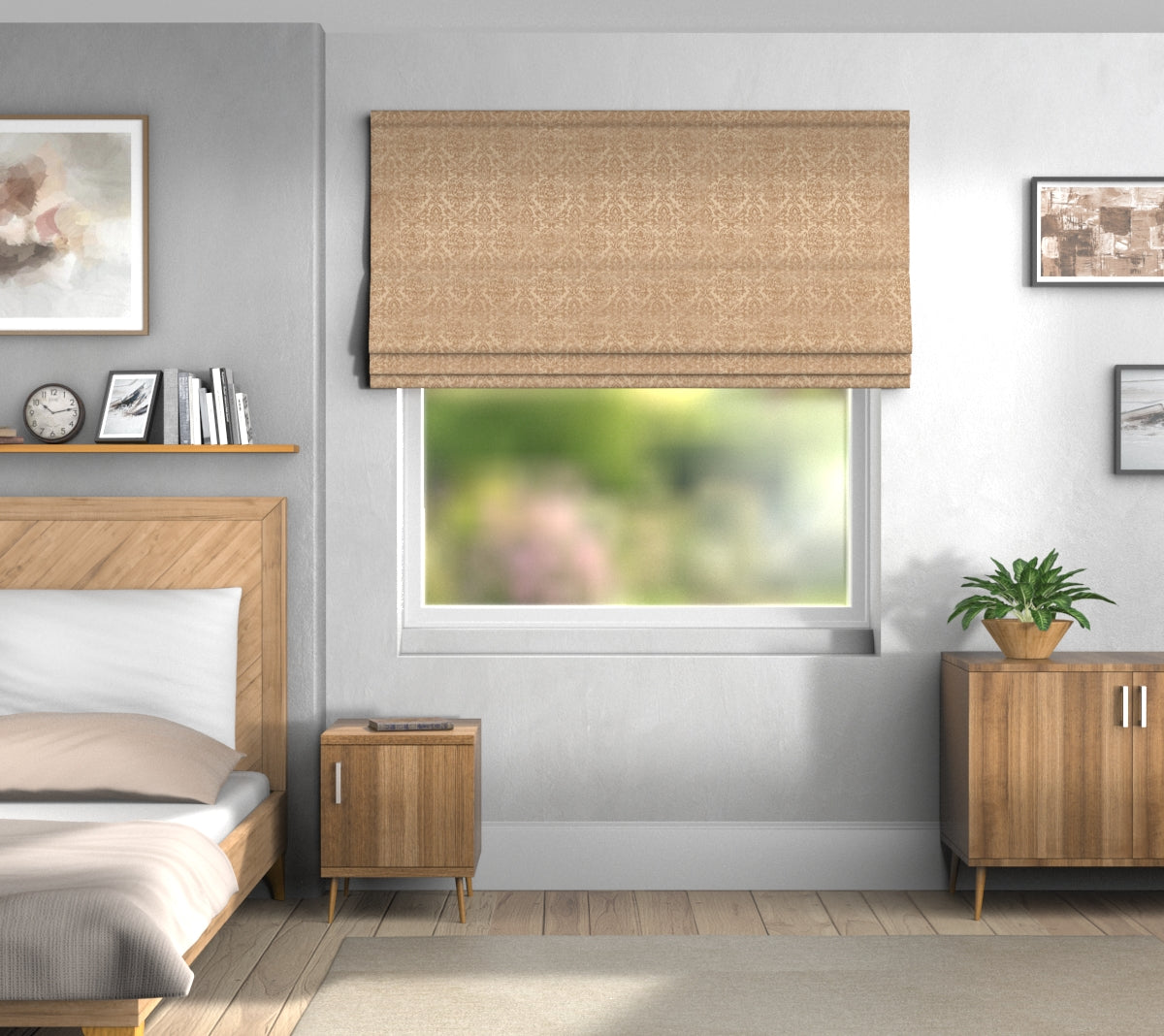 Hartfield Champagne Roman Blind