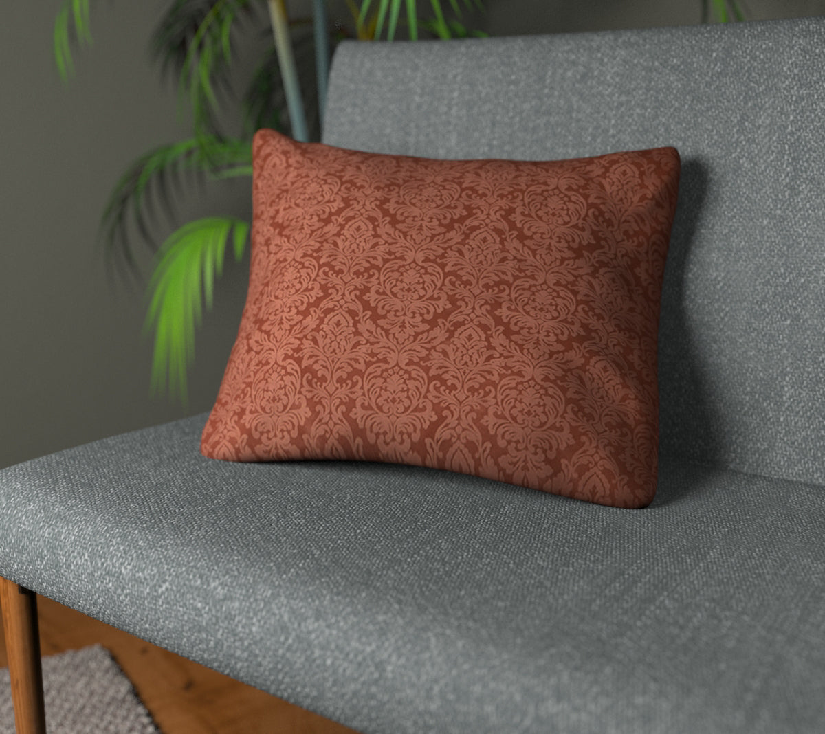 Hartfield Ginger Plain Cushion