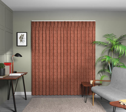 Hartfield Ginger Triple Pleat Curtain