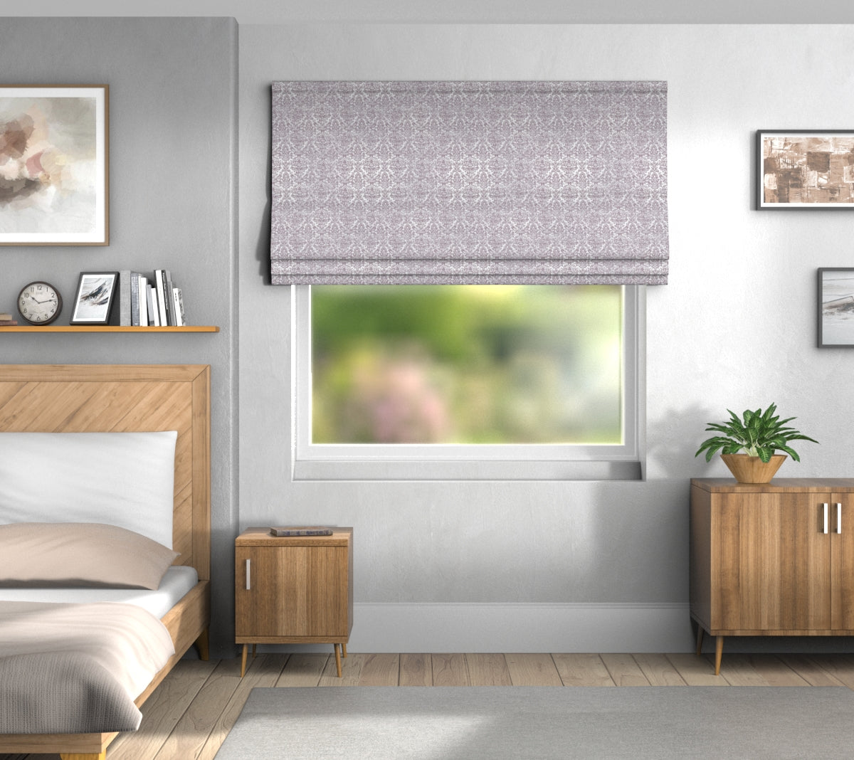 Hartfield Peony Roman Blind