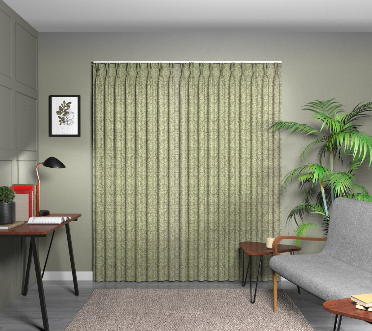 Hartfield Willow Triple Pleat Curtain