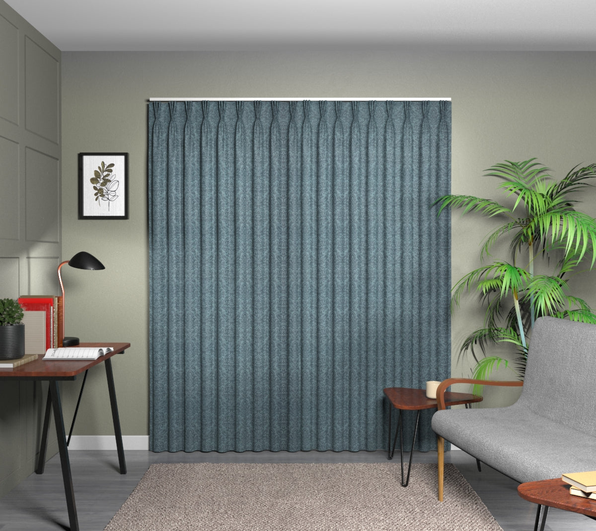 Hartfield Royal Triple Pleat Curtain