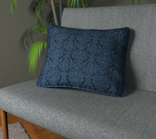 Hartfield Sapphire Piped Cushion