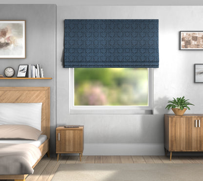 Hartfield Sapphire Roman Blind