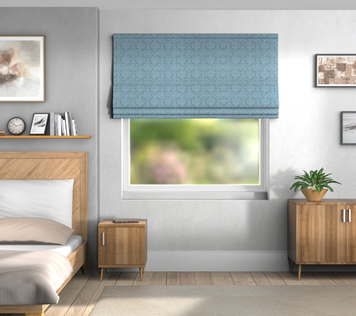 Hartfield Bluebell Roman Blind