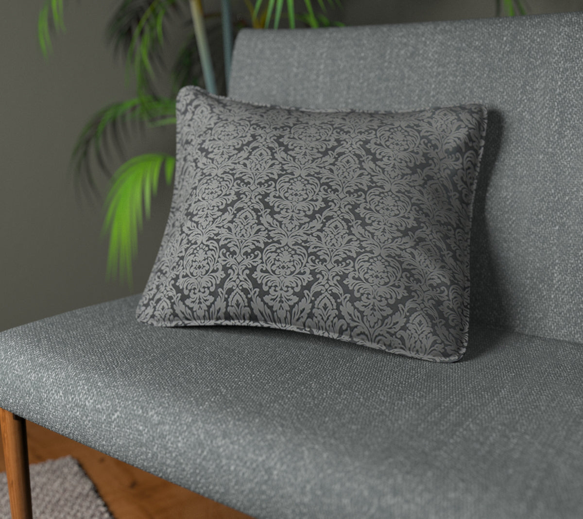 Hartfield Nickel Piped Cushion