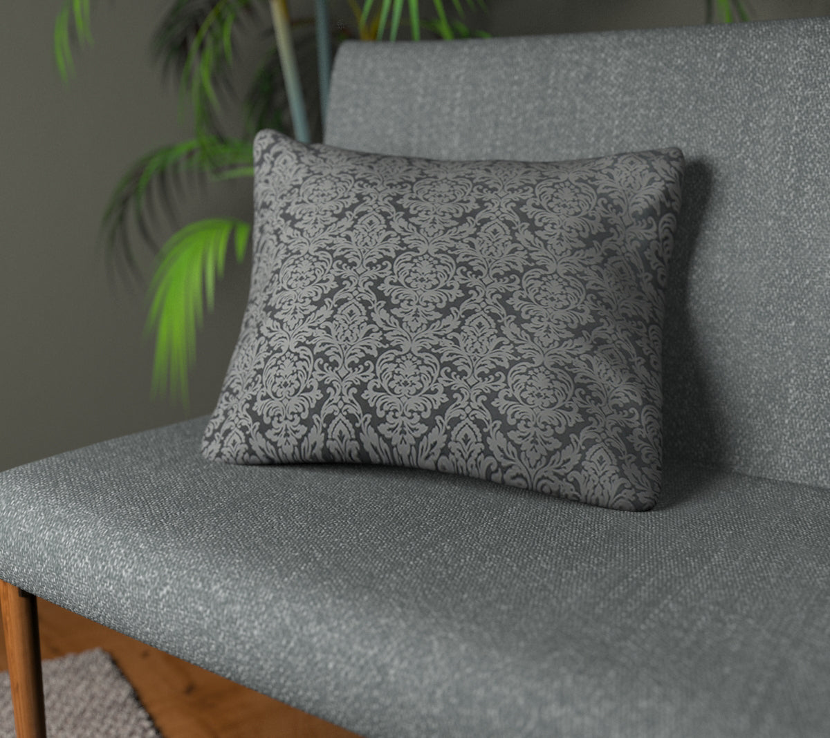 Hartfield Nickel Plain Cushion