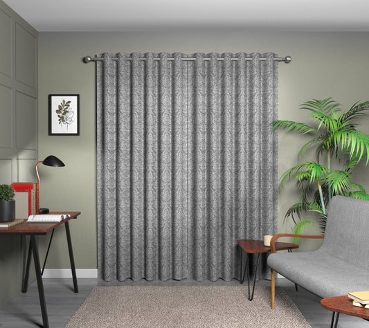 Hartfield Pewter Eyelet Curtain
