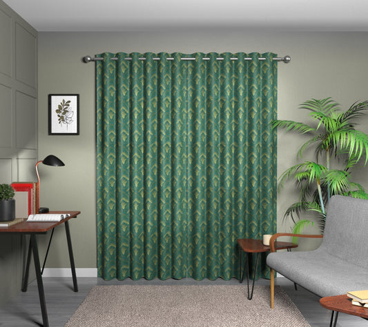 Assam Rainforest Eyelet Curtain