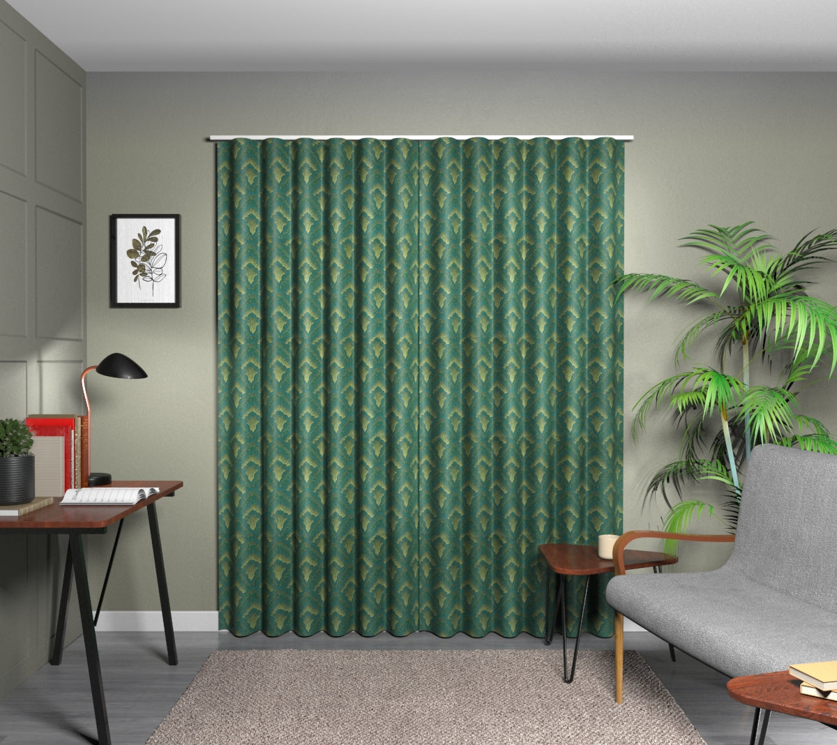 Assam Rainforest Wave Curtain