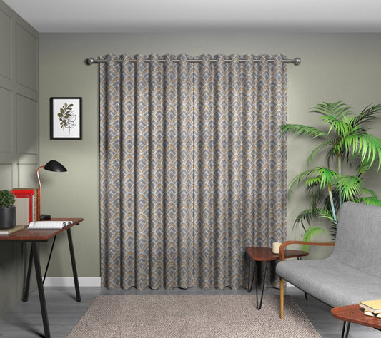 Assam Pepperpod Eyelet Curtain