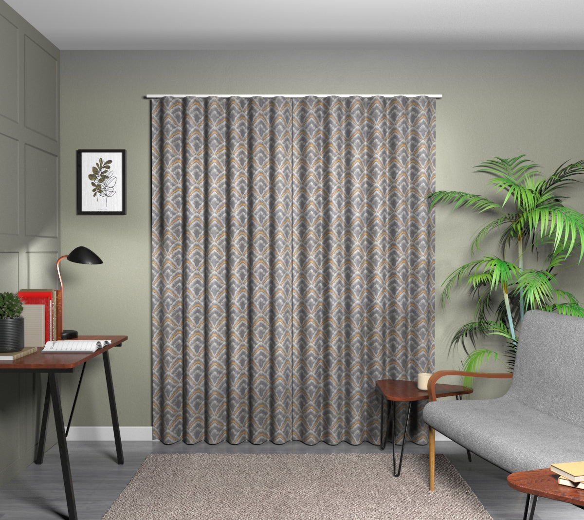 Assam Pepperpod Wave Curtain