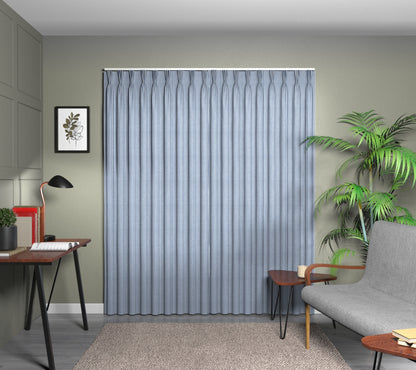 Arlington Cobalt Triple Pleat Curtain