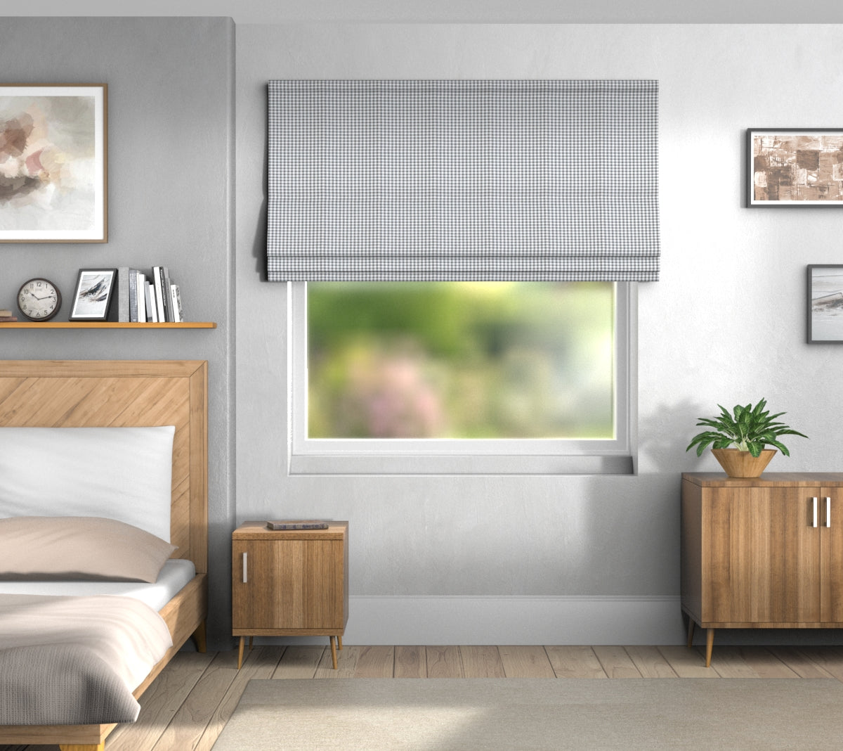 Arlington Zinc Roman Blind