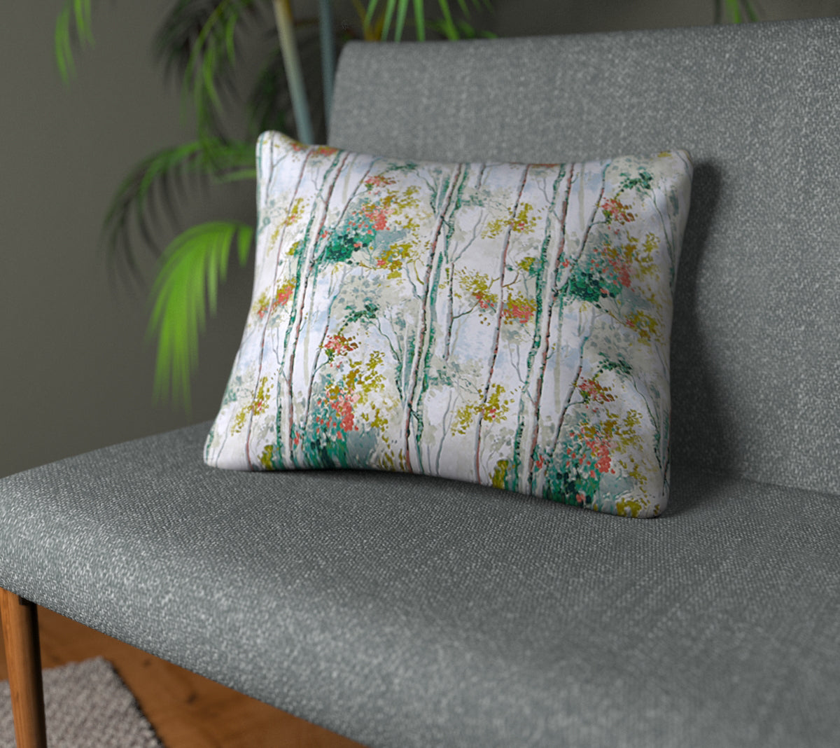 Silver Birch Willow Plain Cushion