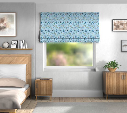 Whale Watching Pacific Roman Blind
