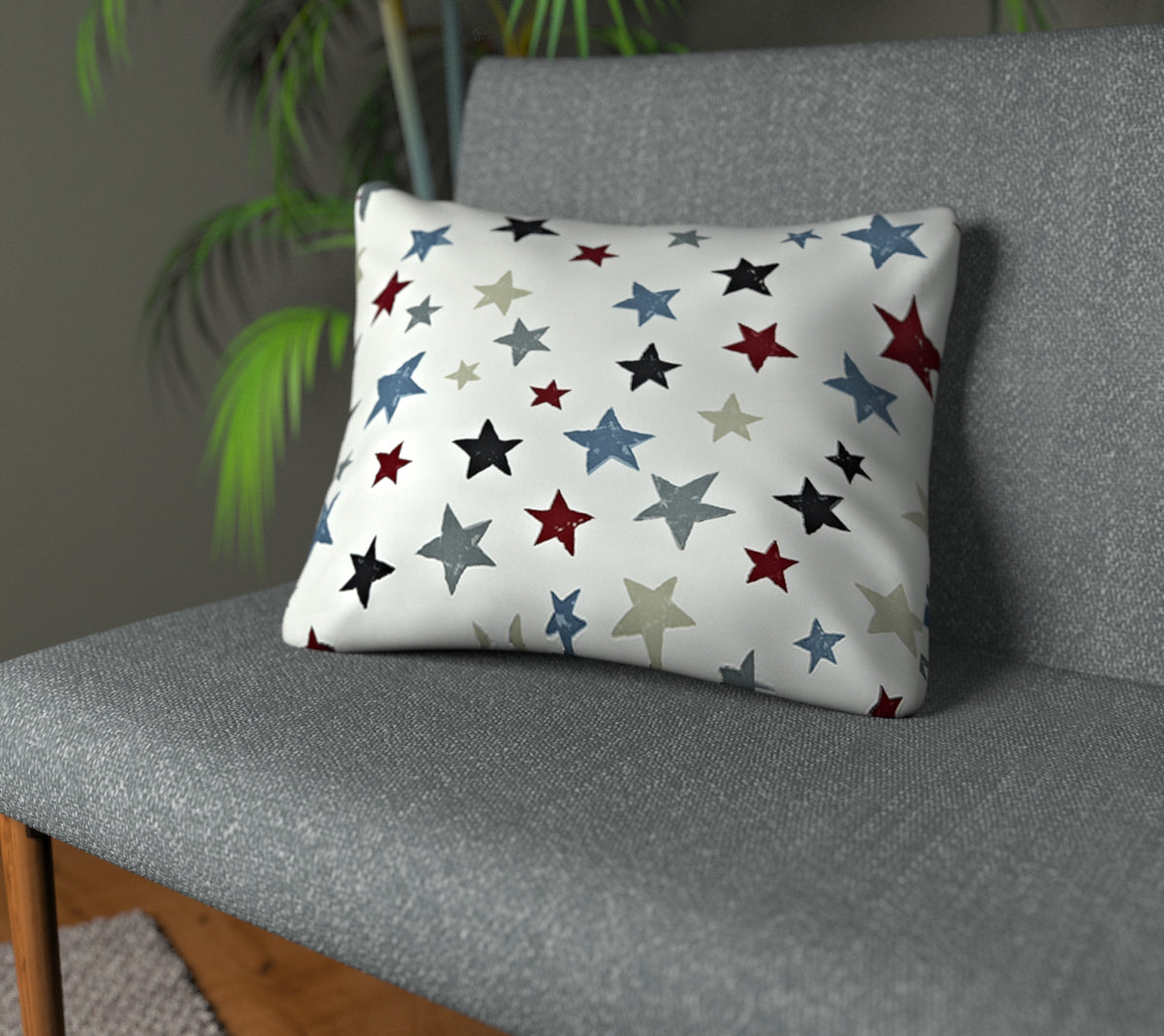 Superstar Graphite Plain Cushion