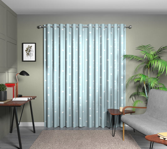 Twinkle Porcelain Eyelet Curtain