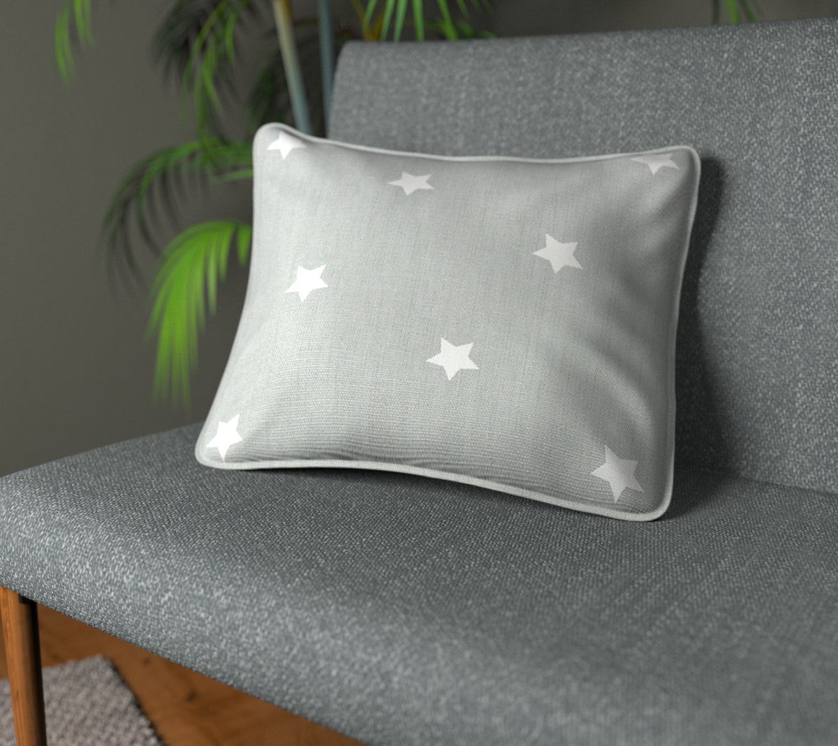 Twinkle Rubble Piped Cushion
