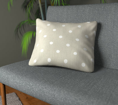 Full Stop Oatmeal Plain Cushion