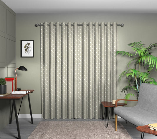 Full Stop Vellum Eyelet Curtain