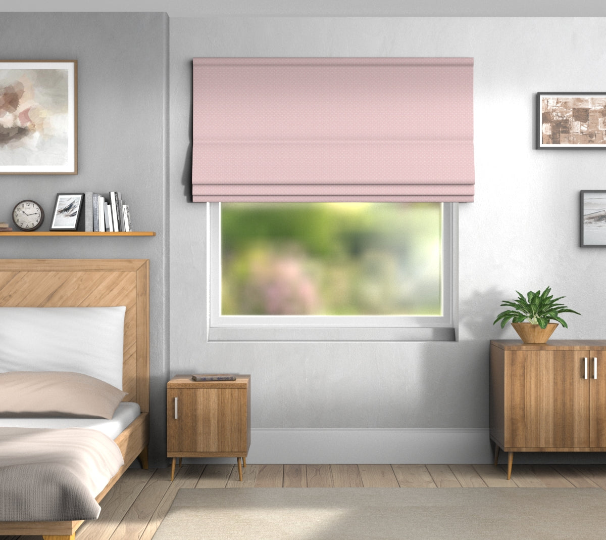 Full Stop Candy Roman Blind
