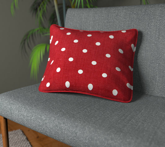 Full Stop Cardinal Piped Cushion