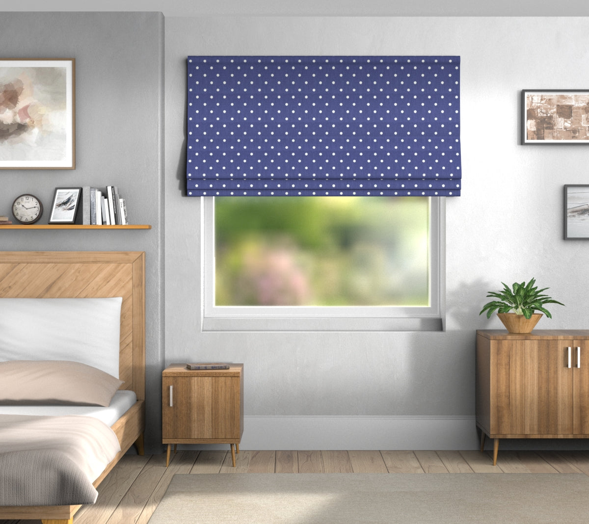 Full Stop Denim Roman Blind