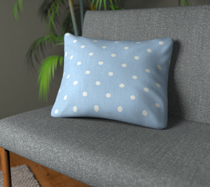Full Stop Indigo Plain Cushion