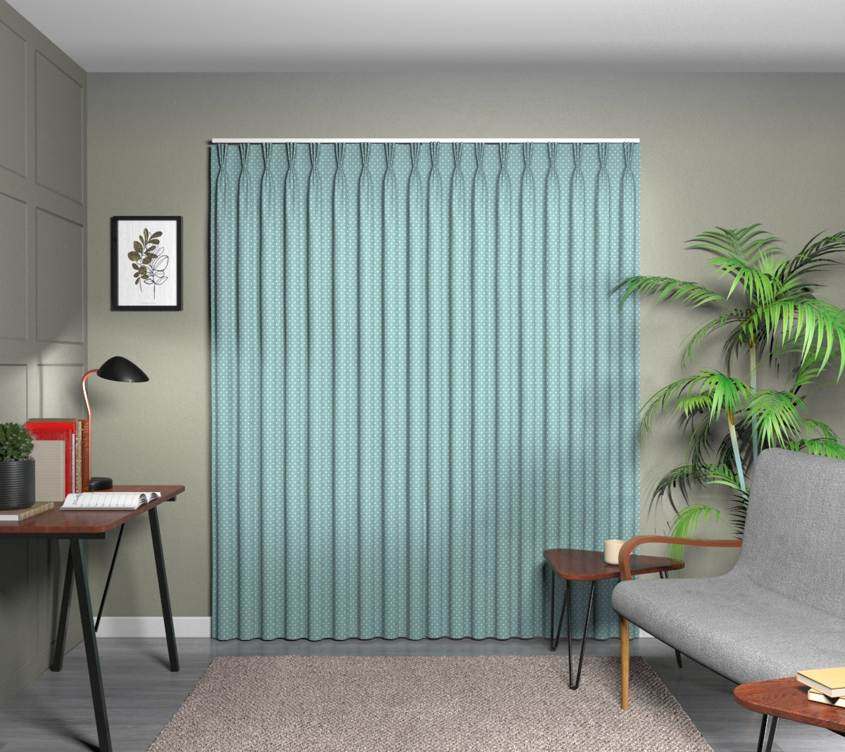 Full Stop Marine Triple Pleat Curtain