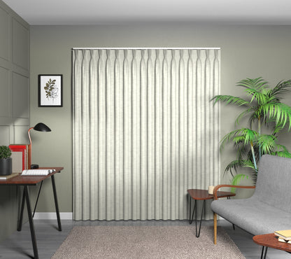 Logan Limestone Triple Pleat Curtain