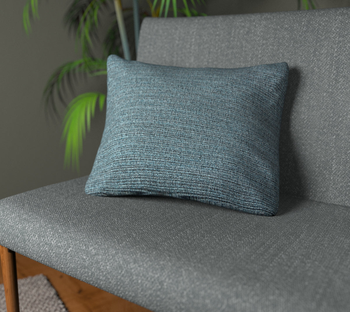 Logan Glacier Plain Cushion