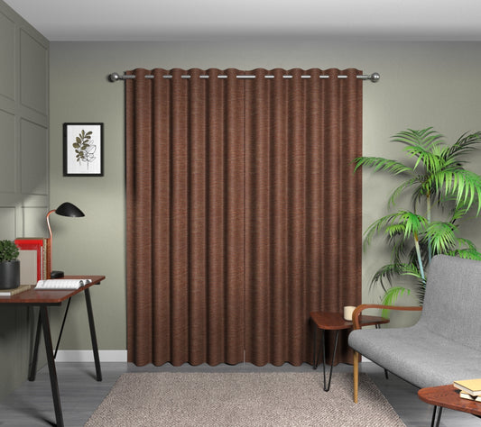 Logan Nutmeg Eyelets Curtain