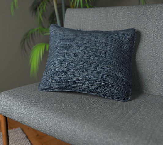 Logan Denim Piped Cushion