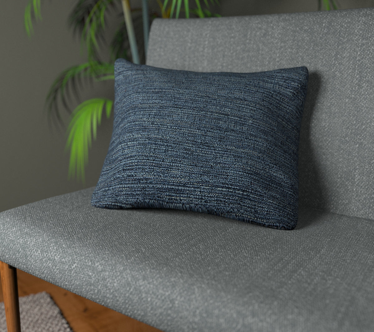 Logan Denim Plain Cushion