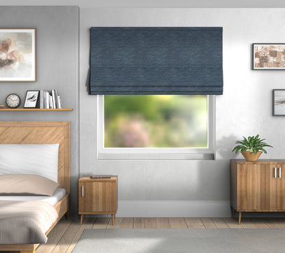 Logan Denim Default Roman Blind