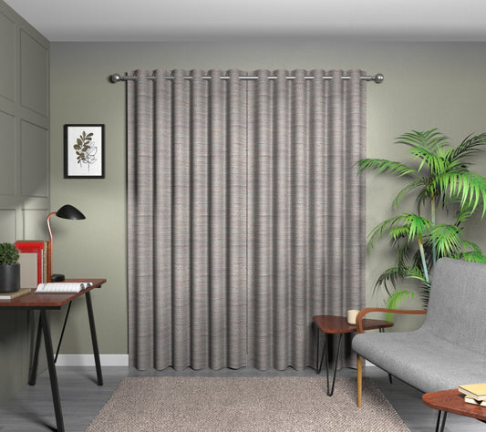 Logan Blueberry Eyelets Curtain