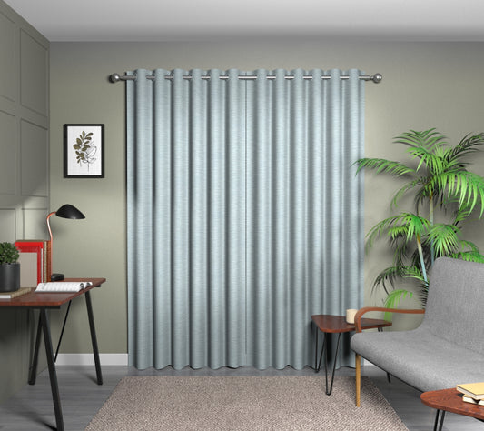 Logan Azul Eyelets Curtain