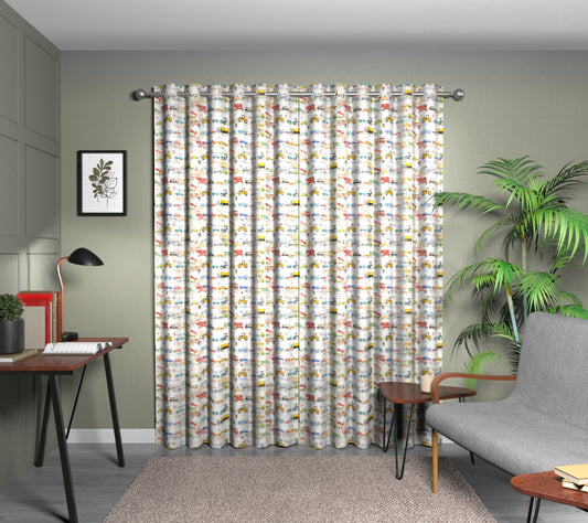 On The Road Paintbox Eyelets Curtain