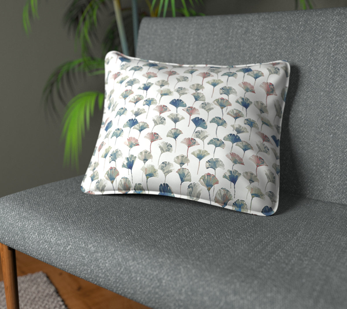 Camarillo Flamingo Piped Cushion