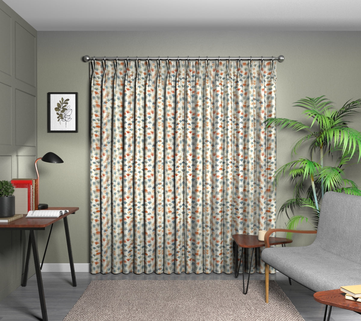 Camarillo Tango Double Pleat Curtain