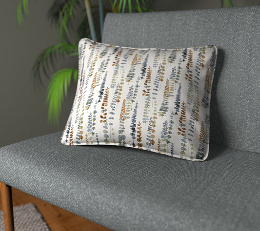Santa Maria Indigo Piped Cushion
